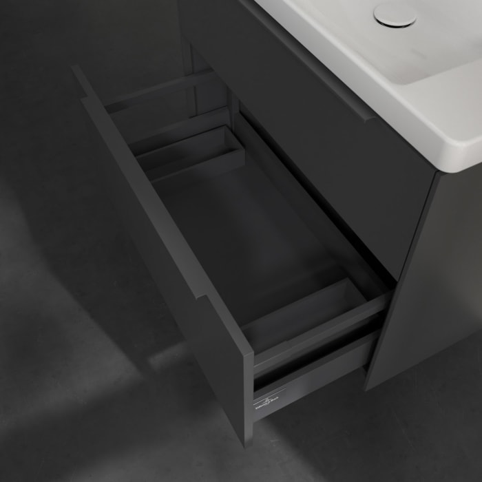 Villeroy & Boch Subway 3.0 Waschtischunterschrank 77,2 cm, 2 Auszüge, ohne LED-Beleuchtung