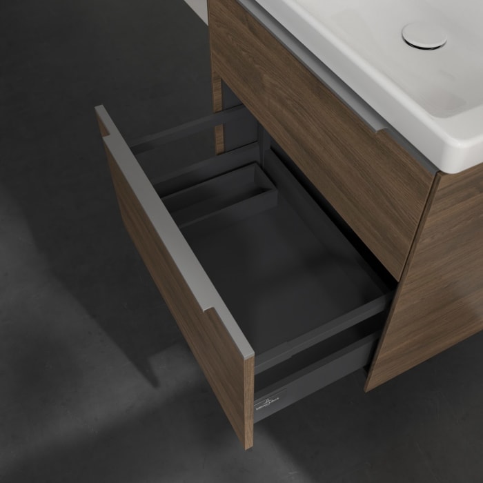 Villeroy & Boch Subway 3.0 Waschtischunterschrank 62,2 cm, 2 Auszüge, ohne LED-Beleuchtung