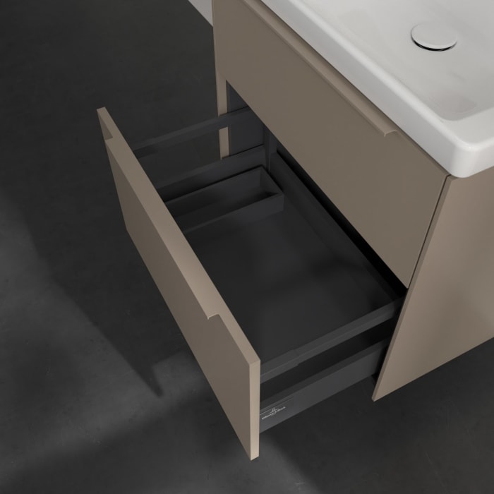 Villeroy & Boch Subway 3.0 Waschtischunterschrank 62,2 cm, 2 Auszüge, ohne LED-Beleuchtung