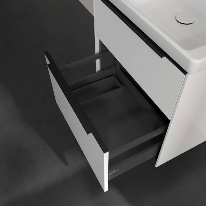 Villeroy & Boch Subway 3.0 Waschtischunterschrank 57,2 cm, 2 Auszüge, ohne LED-Beleuchtung