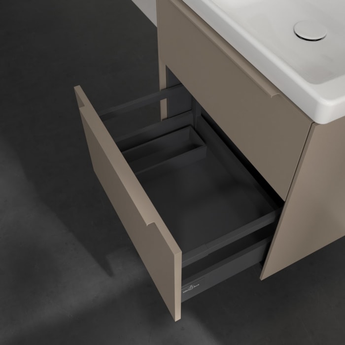 Villeroy & Boch Subway 3.0 Waschtischunterschrank 57,2 cm, 2 Auszüge, ohne LED-Beleuchtung