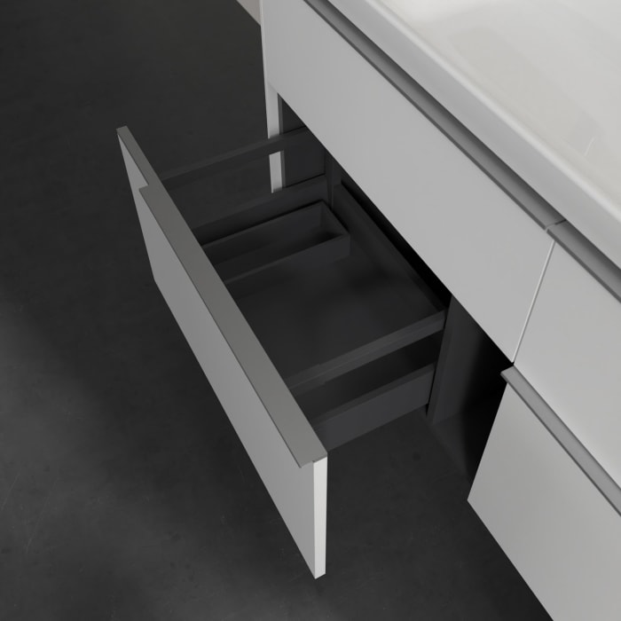 Villeroy & Boch Subway 3.0 Waschtischunterschrank 127,2 cm, 4 Auszüge, ohne LED-Beleuchtung
