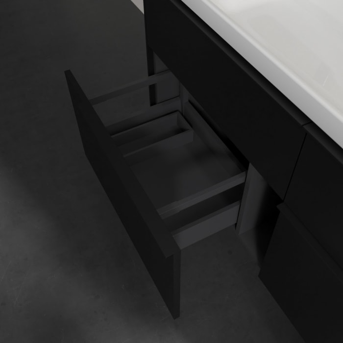 Villeroy & Boch Subway 3.0 Waschtischunterschrank 127,2 cm, 4 Auszüge, ohne LED-Beleuchtung