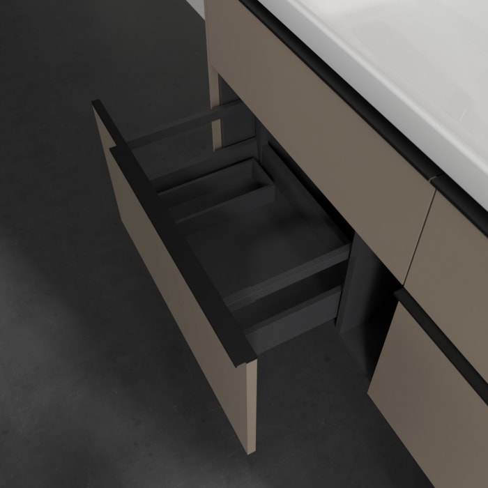 Villeroy & Boch Subway 3.0 Waschtischunterschrank 127,2 cm, 4 Auszüge, ohne LED-Beleuchtung