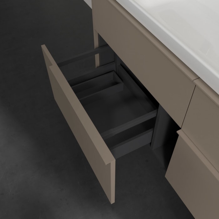 Villeroy & Boch Subway 3.0 Waschtischunterschrank 127,2 cm, 4 Auszüge, ohne LED-Beleuchtung