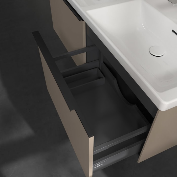 Villeroy & Boch Subway 3.0 Waschtischunterschrank 127,2 cm, 2 Auszüge, ohne LED-Beleuchtung, für Doppel-Waschtisch