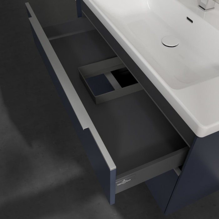 Villeroy & Boch Subway 3.0 Waschtischunterschrank 97,3 cm, 2 Auszüge, mit LED-Beleuchtung