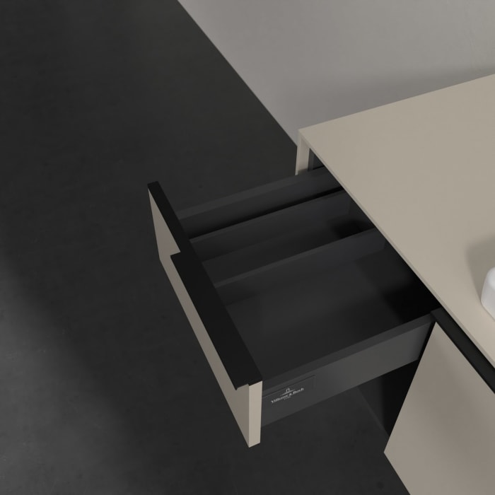 Villeroy & Boch Subway 3.0 Waschtischunterschrank 100,1 cm, 2 Auszüge und Regal links, ohne LED-Beleuchtung