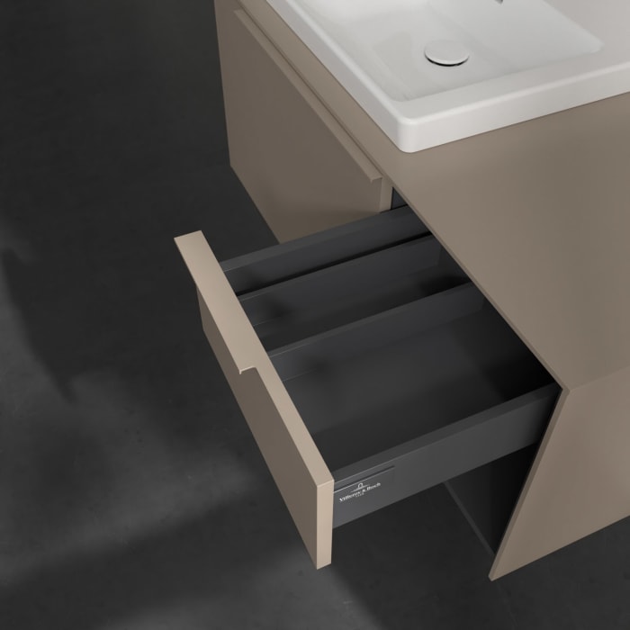 Villeroy & Boch Subway 3.0 Waschtischunterschrank 100,1 cm, 2 Auszüge und Regal rechts, ohne LED-Beleuchtung