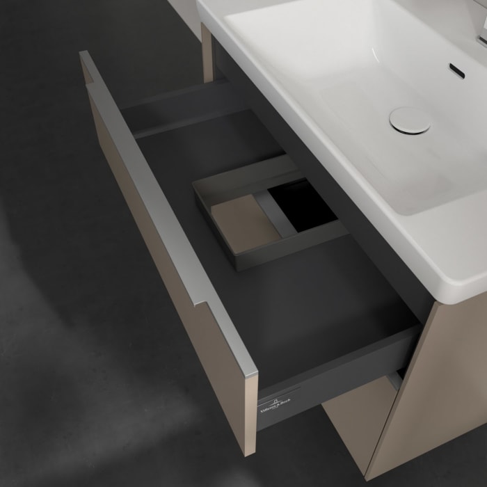 Villeroy & Boch Subway 3.0 Waschtischunterschrank 77,2 cm, 2 Auszüge, ohne LED-Beleuchtung