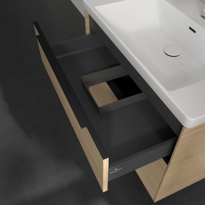 Villeroy & Boch Subway 3.0 Waschtischunterschrank 77,2 cm, 2 Auszüge, ohne LED-Beleuchtung