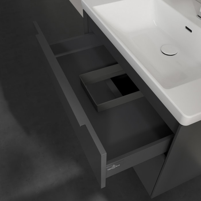 Villeroy & Boch Subway 3.0 Waschtischunterschrank 77,2 cm, 2 Auszüge, ohne LED-Beleuchtung