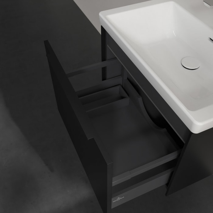 Villeroy & Boch Subway 3.0 Waschtischunterschrank 62,2 cm, 1 Auszug, mit LED-Beleuchtung