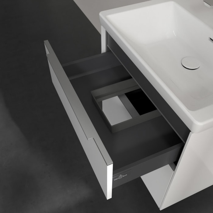 Villeroy & Boch Subway 3.0 Waschtischunterschrank 62,2 cm, 2 Auszüge, mit LED-Beleuchtung