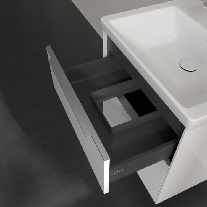 Villeroy & Boch Subway 3.0 Waschtischunterschrank 57,2 cm, 2 Auszüge, ohne LED-Beleuchtung