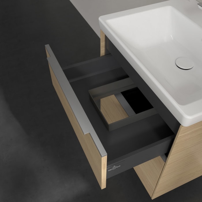 Villeroy & Boch Subway 3.0 Waschtischunterschrank 57,2 cm, 2 Auszüge, ohne LED-Beleuchtung