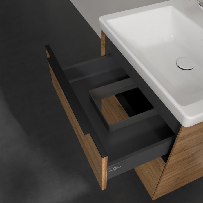 Villeroy & Boch Subway 3.0 Waschtischunterschrank 57,2 cm, 2 Auszüge, ohne LED-Beleuchtung