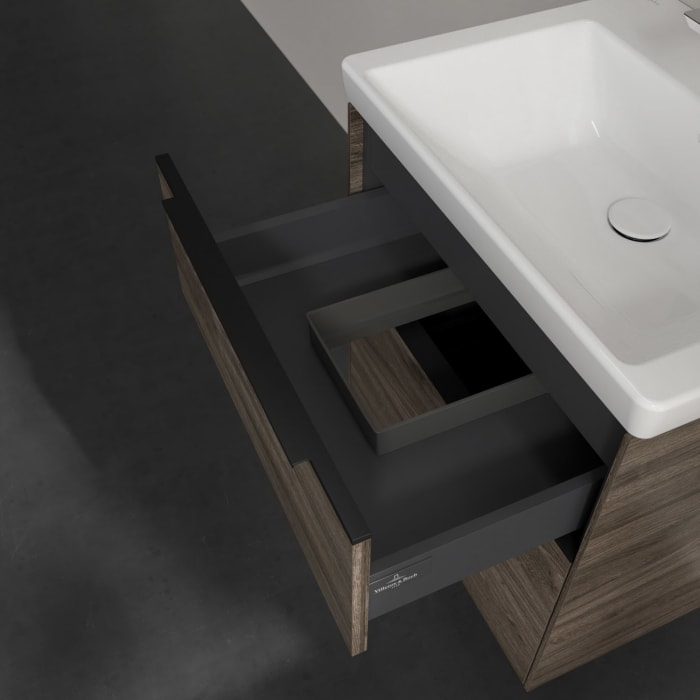 Villeroy & Boch Subway 3.0 Waschtischunterschrank 57,2 cm, 2 Auszüge, ohne LED-Beleuchtung