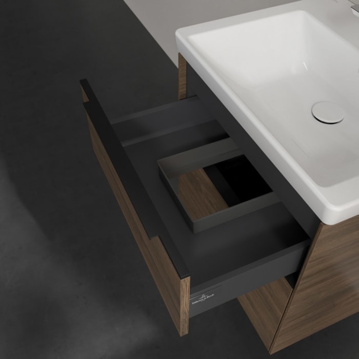 Villeroy & Boch Subway 3.0 Waschtischunterschrank 57,2 cm, 2 Auszüge, ohne LED-Beleuchtung