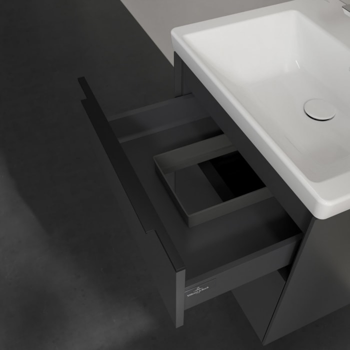 Villeroy & Boch Subway 3.0 Waschtischunterschrank 57,2 cm, 2 Auszüge, ohne LED-Beleuchtung