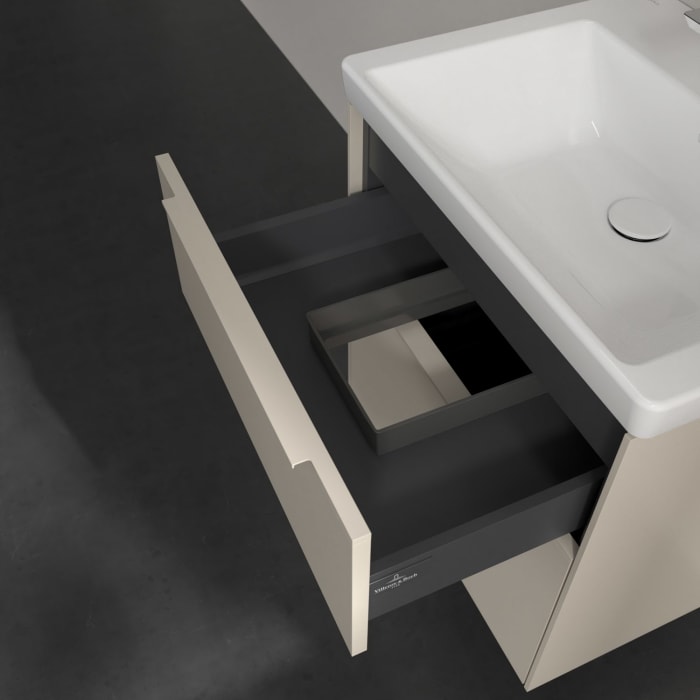 Villeroy & Boch Subway 3.0 Waschtischunterschrank 57,2 cm, 2 Auszüge, ohne LED-Beleuchtung