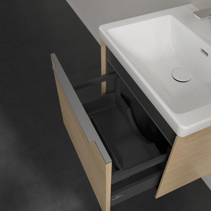 Villeroy & Boch Subway 3.0 Waschtischunterschrank 52,3 cm, 1 Auszug, mit LED-Beleuchtung