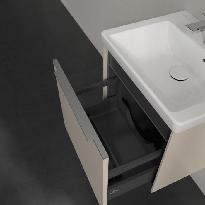 Villeroy & Boch Subway 3.0 Waschtischunterschrank 47,3 cm, 1 Auszug, mit LED-Beleuchtung