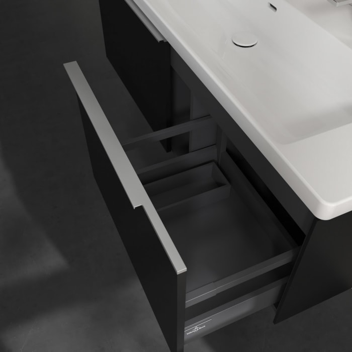 Villeroy & Boch Subway 3.0 Waschtischunterschrank 127,2 cm, 2 Auszüge, ohne LED-Beleuchtung