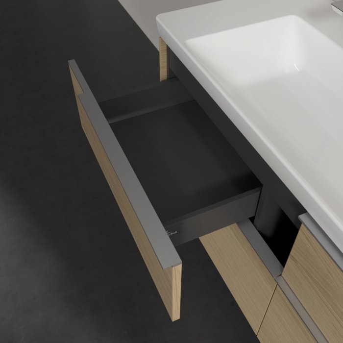 Villeroy & Boch Subway 3.0 Waschtischunterschrank 127,2 cm, 4 Auszüge, ohne LED-Beleuchtung