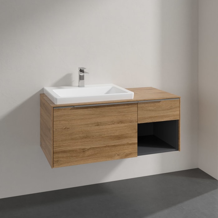 Villeroy & Boch Subway 3.0 Badmöbel-Set 100,1 cm, Waschbecken links