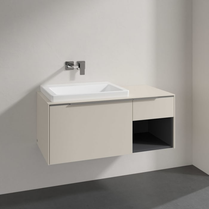 Villeroy & Boch Subway 3.0 Badmöbel-Set 100,1 cm, Waschbecken links