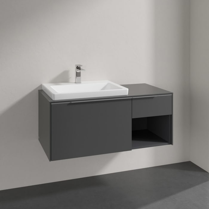 Villeroy & Boch Subway 3.0 Badmöbel-Set 100,1 cm, Waschbecken links