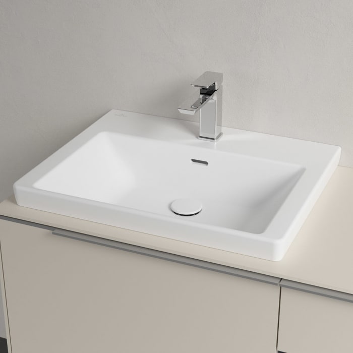 Villeroy & Boch Subway 3.0 Badmöbel-Set 100,1 cm, Waschbecken links mit CeramicPlus