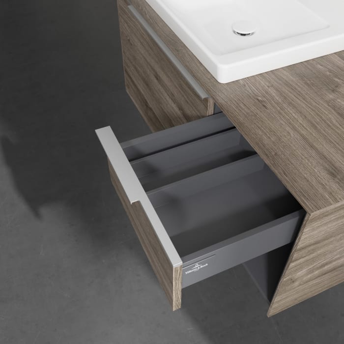 Villeroy & Boch Subway 3.0 Badmöbel-Set 100,1 cm, Waschbecken links