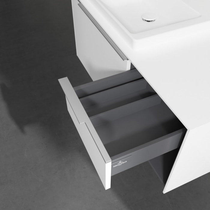 Villeroy & Boch Subway 3.0 Badmöbel-Set 100,1 cm, Waschbecken links mit CeramicPlus