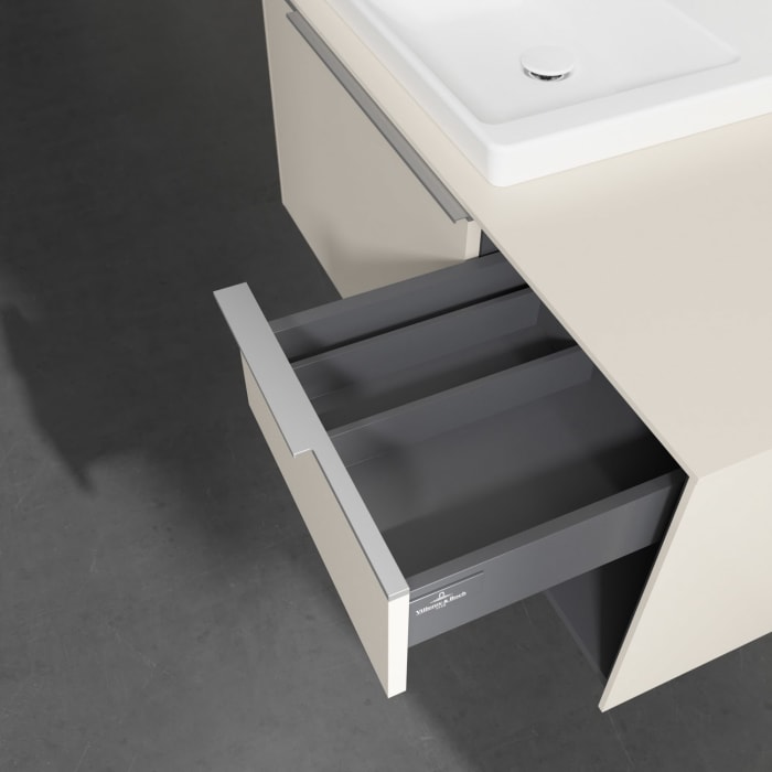 Villeroy & Boch Subway 3.0 Badmöbel-Set 100,1 cm, Waschbecken links mit CeramicPlus