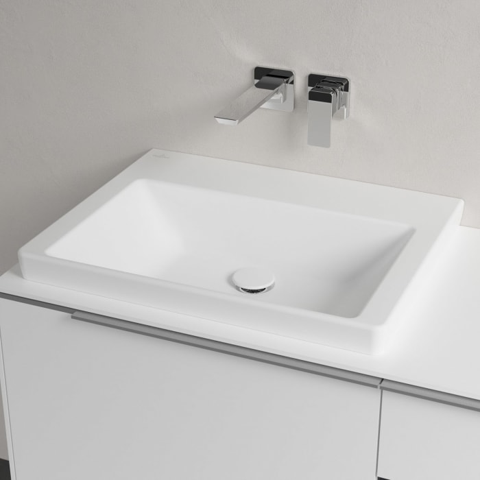 Villeroy & Boch Subway 3.0 Badmöbel-Set 100,1 cm, Waschbecken links mit CeramicPlus