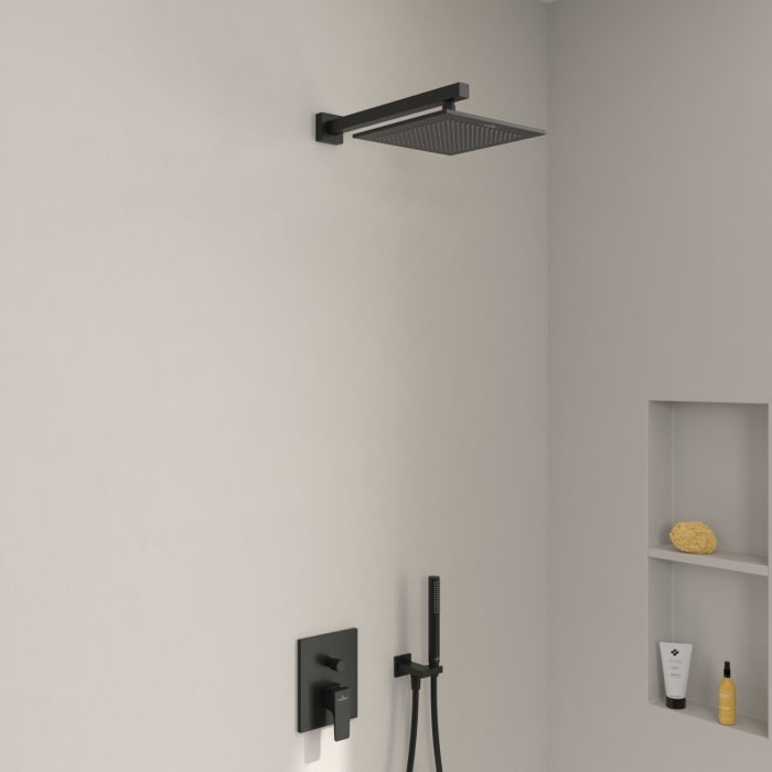 Villeroy & Boch Taro Stabhandbrause rund mit 1 Strahlart