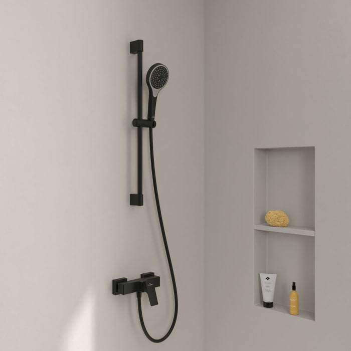 Villeroy & Boch Taro Duschgarnitur 3-teilig für Wandmontage