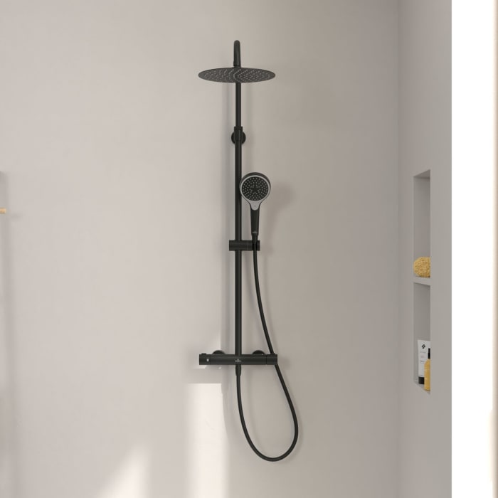 Villeroy & Boch Taro Duschsystem mit 3 Funktionen für Wandmontage