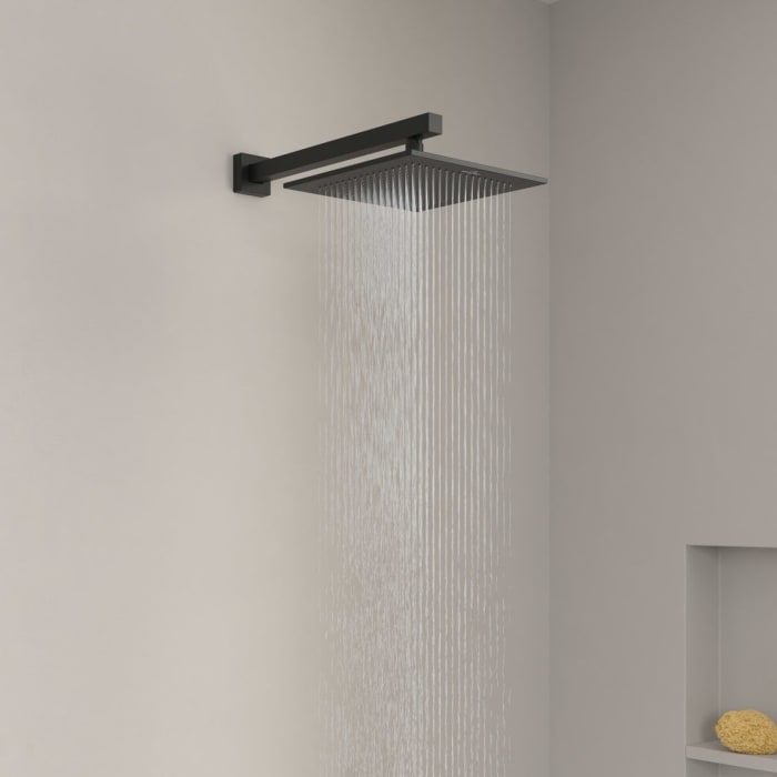 Villeroy & Boch Taro Duschsystem mit Brausehalter, Handbrause und UP-Einhebel-Armatur