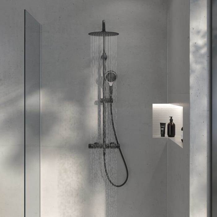 Villeroy & Boch Taro Duschsystem mit 3 Funktionen für Wandmontage