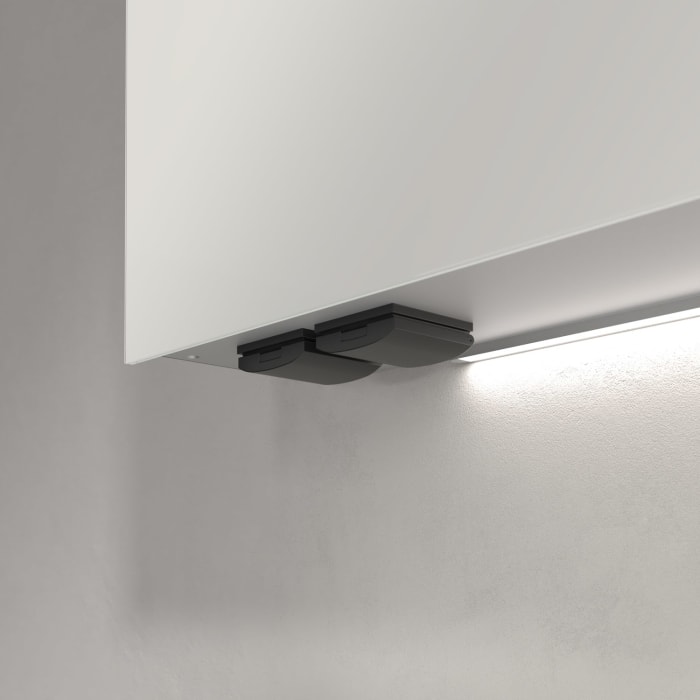 Villeroy & Boch Taro Spiegelschrank 100,7 cm mit 2 Türen, Lichtsegel, Waschplatzbeleuchtung und Vergrößerungsspiegel