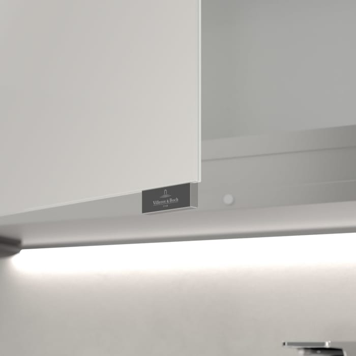 Villeroy & Boch Taro Spiegelschrank 100,7 cm mit 2 Türen, Lichtsegel, Waschplatzbeleuchtung und Vergrößerungsspiegel