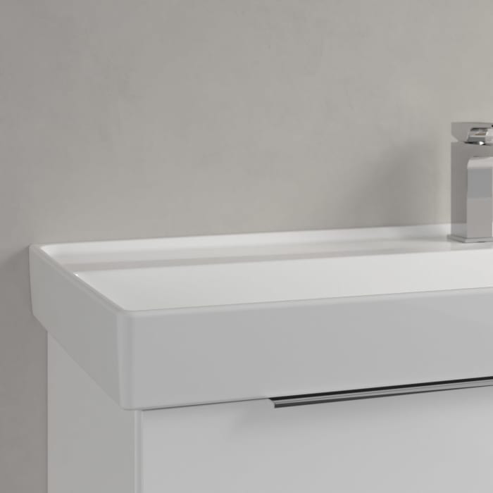 Villeroy & Boch Taro Waschtisch 120 cm mit CeramicPlus Beschichtung, 1 Hahnloch, ohne Überlauf