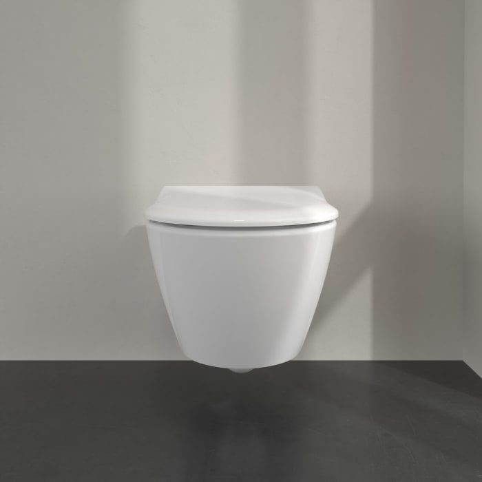 Villeroy & Boch Taro WC und WC-Sitz SlimSeat mit Absenkautomatik
