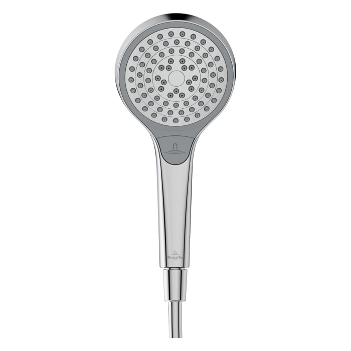 Villeroy & Boch Universal Duschsystem mit Brausethermostat, Handbrause mit 3 Strahlarten