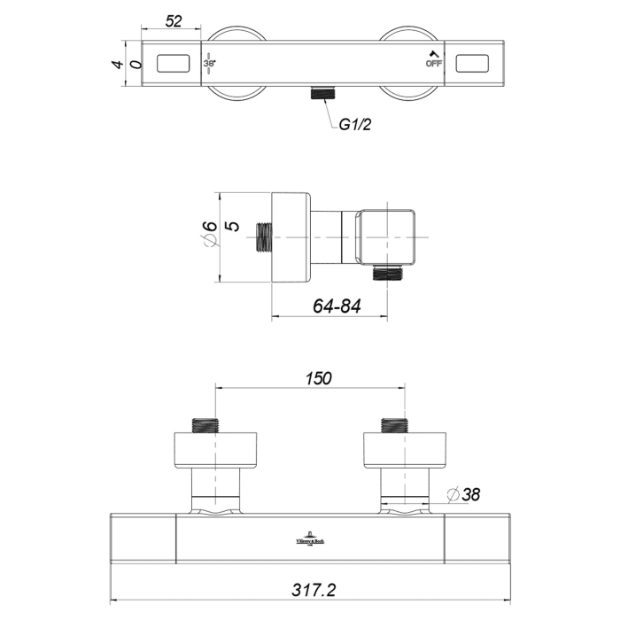 Villeroy & Boch Universal Taps & Fittings Thermostat