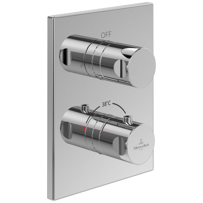 Villeroy & Boch Universal Taps & Fittings Unterputz-Thermostat mit Zweiwege-Mengenregulierung