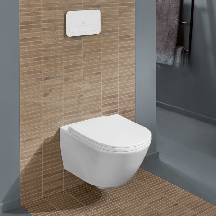 Villeroy & Boch Universo TwistFlush Combi-Pack, wandhängend, mit TwistFlush